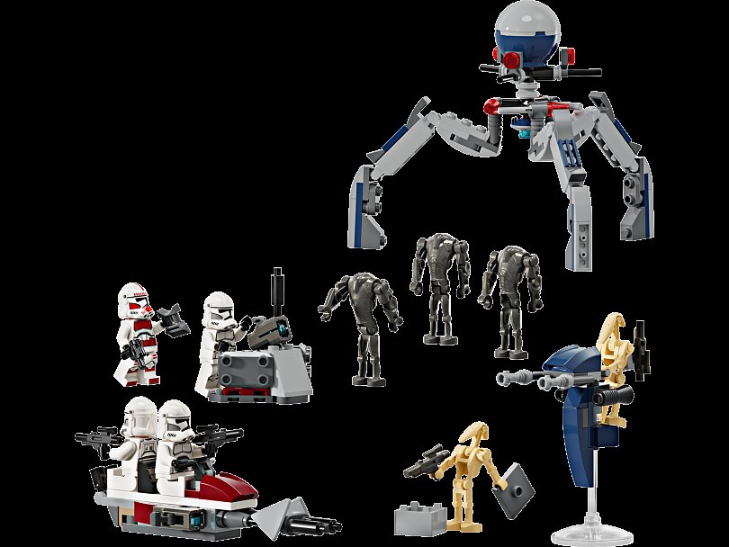 Clone Trooper & Battle Droid Battle Pack