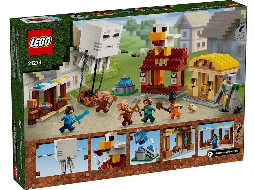 LEGO 21273 Balón v podobě ďasa a útok na vesnici