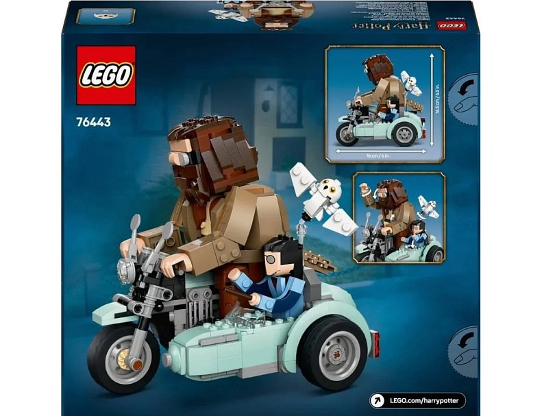 LEGO 76443 Hagrid a Harryho jízda na motorce