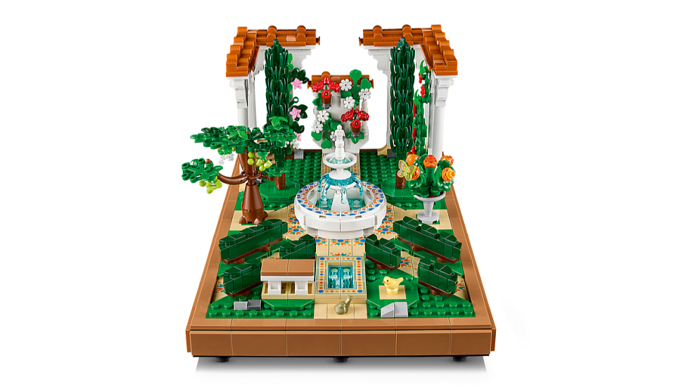 LEGO 10359 Zahrada s fontánou