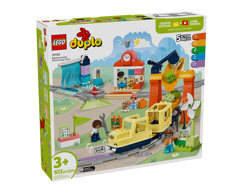 LEGO DUPLO 10428 Velký interaktivní komunitní vláček