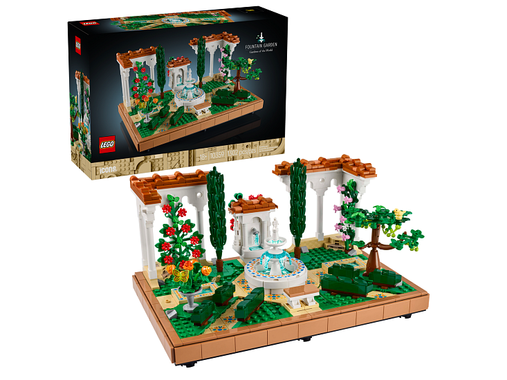 LEGO 10359 Zahrada s fontánou