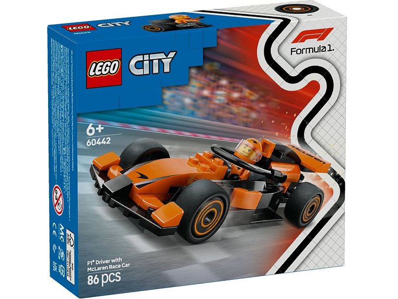 Jezdec Formule 1 s vozem McLaren (60442)