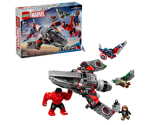 LEGO 76292 Souboj: Kapitán Amerika vs. Red Hulk