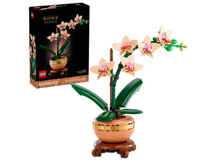 LEGO 10343 Miniaturní orchidej