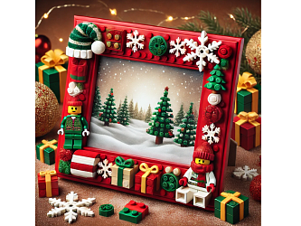 LEGO Christmas Picture Frame GWP