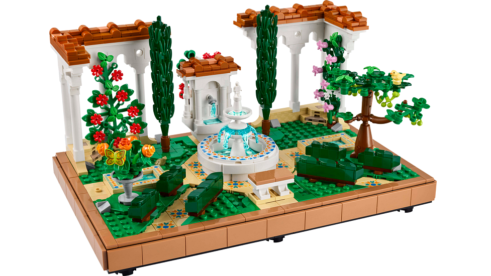 LEGO 10359 Zahrada s fontánou