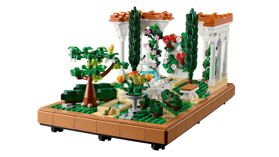 LEGO 10359 Zahrada s fontánou