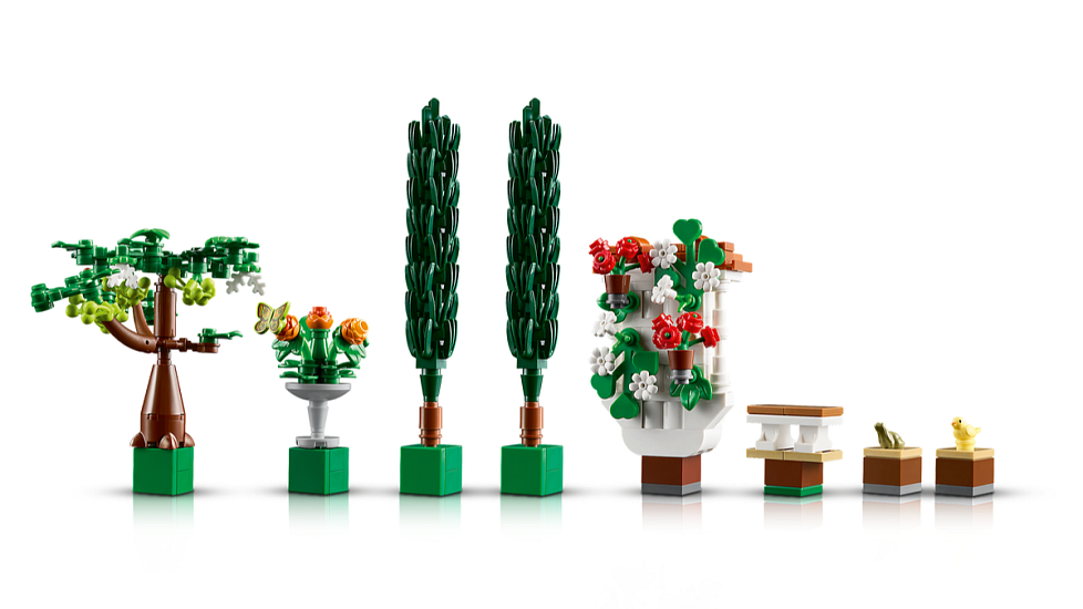 LEGO 10359 Zahrada s fontánou