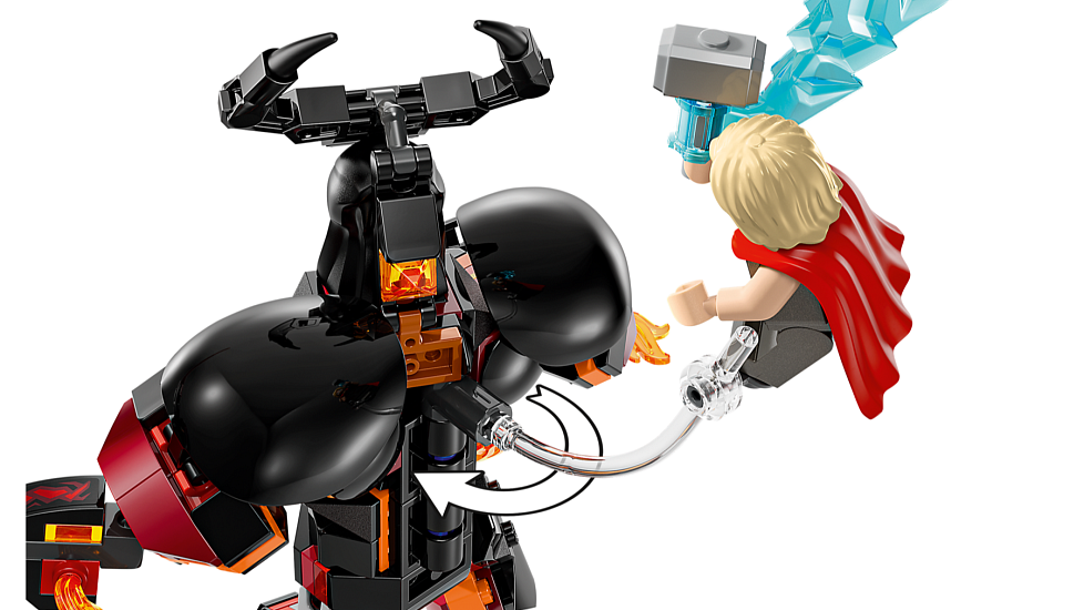 LEGO Sestavitelná figurka: Thor vs. Surtur