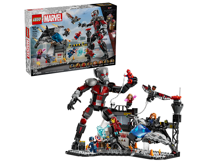 LEGO 76314 Akční bitva z filmu Captain America: Občanská válka