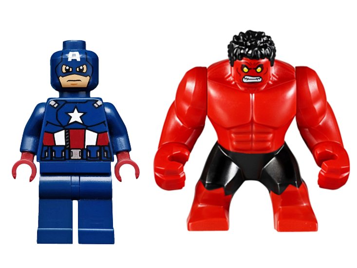 Captain America VS. Red Hulk Battle