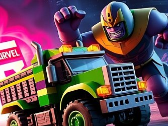 LEGO 76312  Marvel Hulk-Truck vs. Thanos – Bitva superhrdinů na kolech