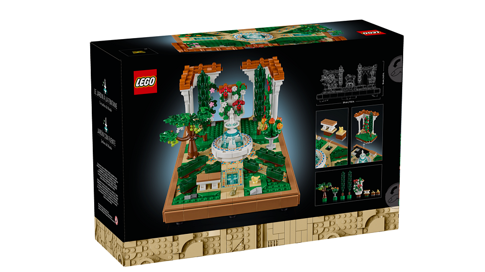 LEGO 10359 Zahrada s fontánou