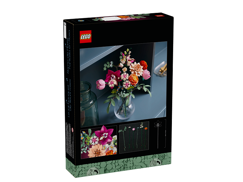 LEGO 10342 Krásná kytice růžových květin