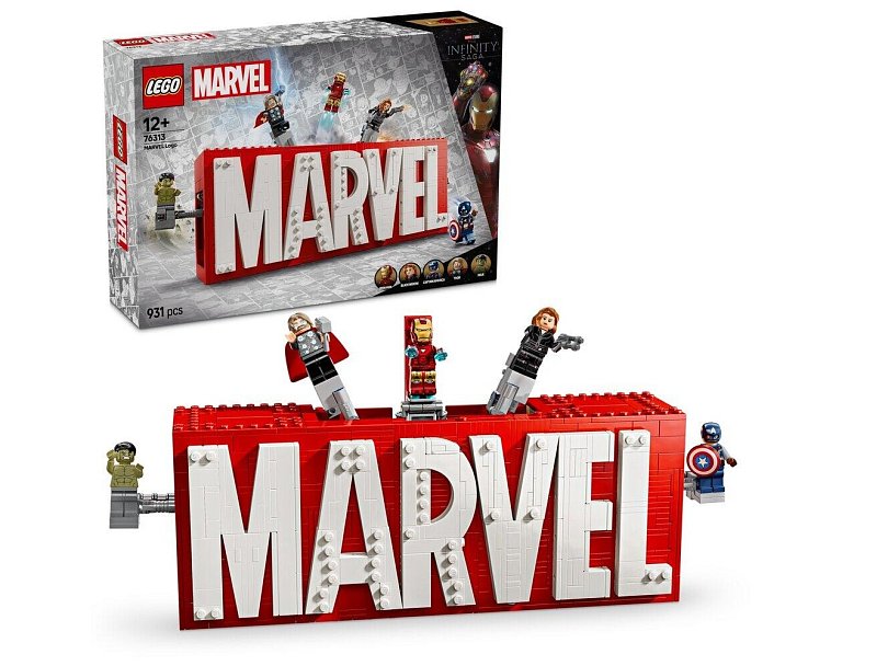 LEGO 76313 Marvel: Sestavitelné logo Marvel