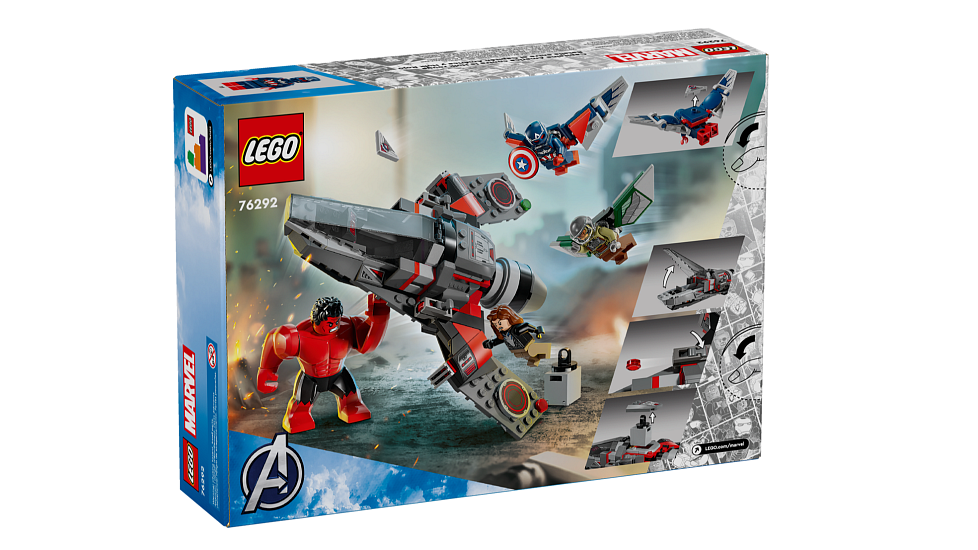 LEGO 76292 Souboj: Kapitán Amerika vs. Red Hulk