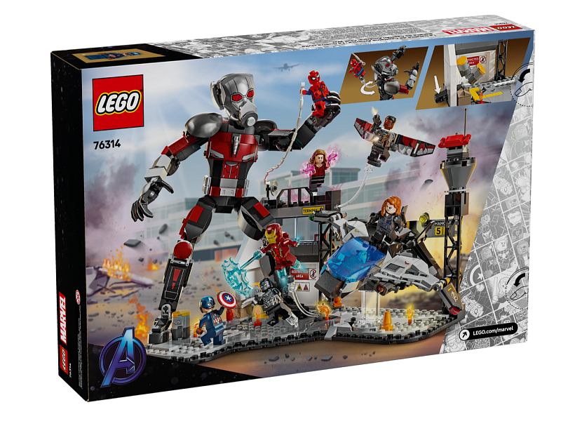 LEGO 76314 Akční bitva z filmu Captain America: Občanská válka