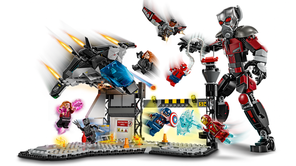 LEGO 76314 Akční bitva z filmu Captain America: Občanská válka