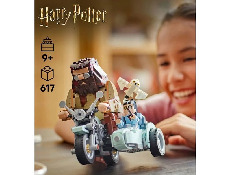 LEGO 76443 Hagrid a Harryho jízda na motorce